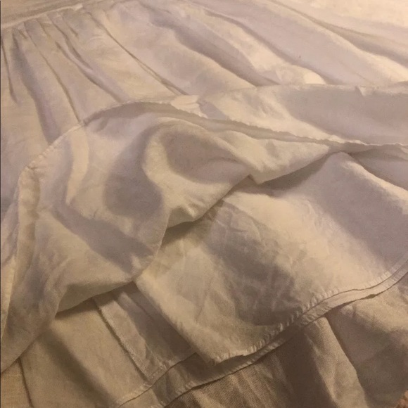 SOLD- Ralph Lauren Linen Pleated Skirt - Picture 4 of 7